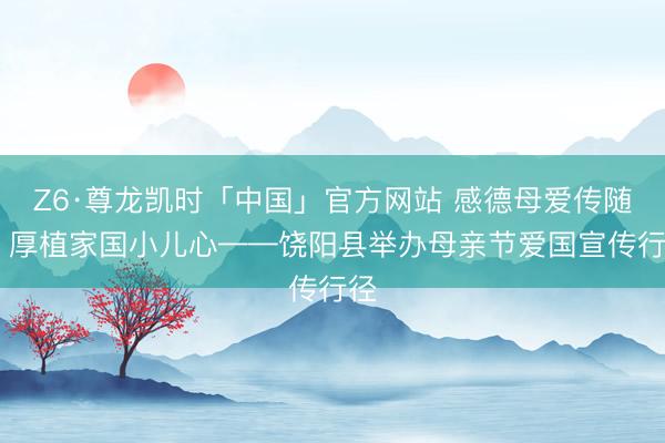 Z6·尊龙凯时「中国」官方网站 感德母爱传随和 厚植家国小儿心——饶阳县举办母亲节爱国宣传行径