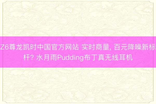 Z6尊龙凯时中国官方网站 实时商量， 百元降噪新标杆? 水月雨Pudding布丁真无线耳机