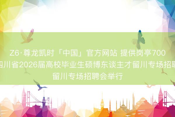 Z6·尊龙凯时「中国」官方网站 提供岗亭7000余个 四川省2026届高校毕业生硕博东谈主才留川专场招聘会举行
